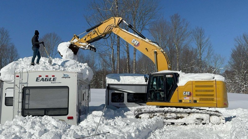 Sewer main replacement and utility infrastructure project in Central NY